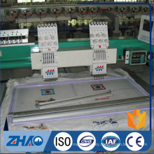 China hot selling 2 head 6 needle Flat Computerized Economical embroidery machine